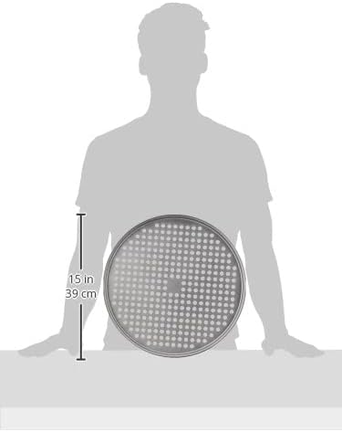 Cuisinart 14-Inch Pizza Pan, Chef's Classic Nonstick Bakeware, Silver, AMB-14PPP1