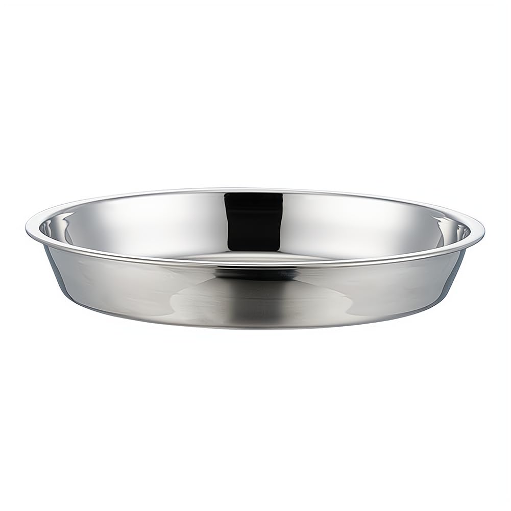 Deep Dish Pizza Pan,Stainless Steel Pizza Tray Oven Pan,Pie Grill Pan Baking Pan10-12-14Inch (16x1.95)