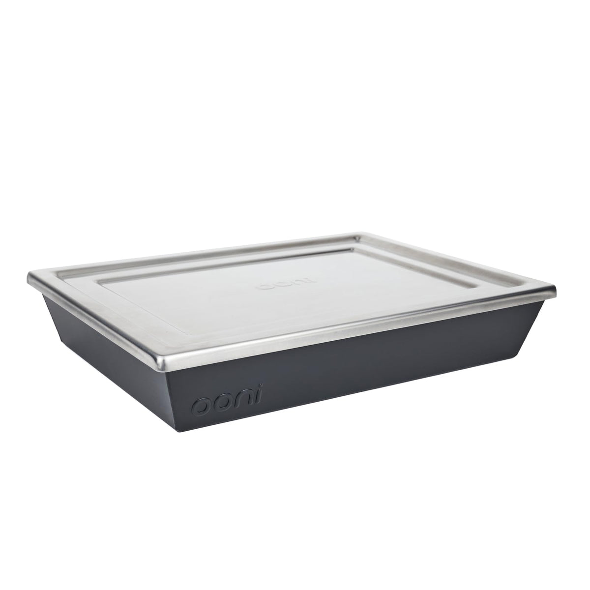 ooni Detroit-Style Pizza Pan 9 x 6 Inch - Rectangular Deep Dish Pizza Pan with Lid, Non-Stick Aluminum Pan, Rectangle Baking Pan & Proofing Tray