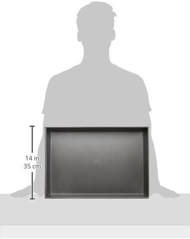 Winco 18" x 12" Rectangular Aluminized Steel Cake Pan