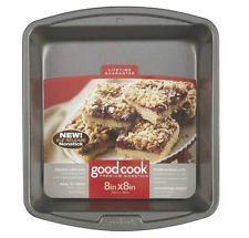 GoodCook Everyday Nonstick Steel Round Cake Pan, 9-Inch, Gray