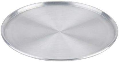 TrueCraftware- 96 oz. Round 9" Aluminum Dough Pan with Cover- Stackable Proofing Dough Pan Oven Safe Pizza Dough Proofing Pan Baking Gifts for Bakers Home Kitchen Restaurants