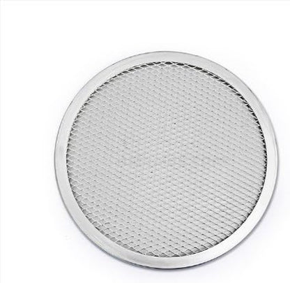 New Star Foodservice Restaurant-Grade Seamless Aluminum Pizza Baking Screen, 10 Inch