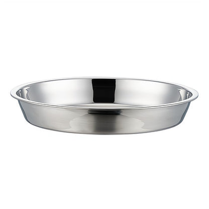 Deep Dish Pizza Pan,Stainless Steel Pizza Tray Oven Pan,Pie Grill Pan Baking Pan10-12-14Inch (16x1.95)