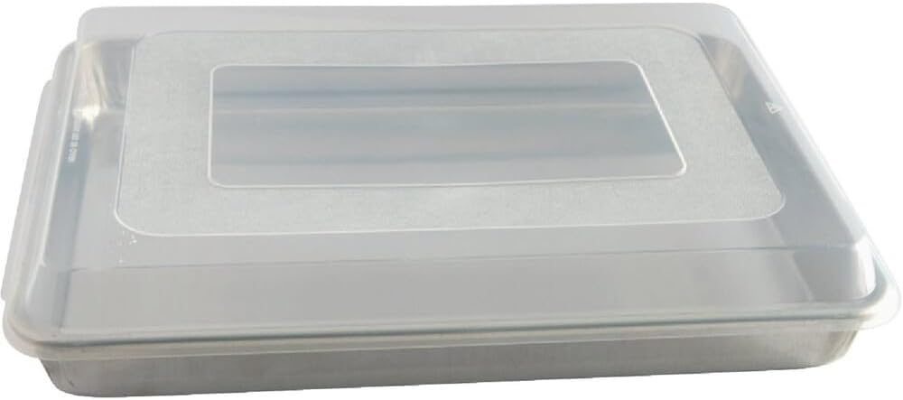 Nordic Ware Natural High Sided Sheet Cake Pan, Silver