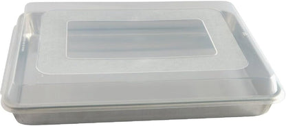 Nordic Ware Natural High Sided Sheet Cake Pan, Silver