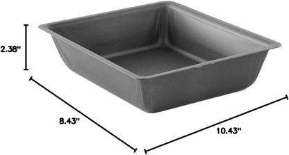 Lloyd Pans Kitchenware Alternative Detroit Style Pan 8 by 10 by 2.38 Inch - PSTK