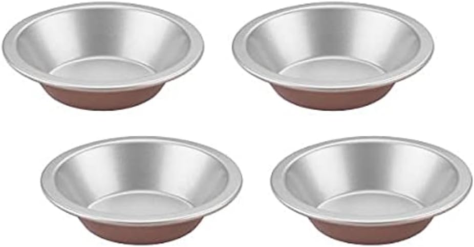Cuisinart 4 Piece Pizza Pan Set, Mini, Steel Gray