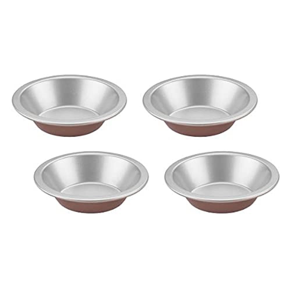 Cuisinart 4 Piece Pizza Pan Set, Mini, Steel Gray