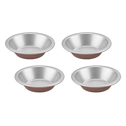 Cuisinart 4 Piece Pizza Pan Set, Mini, Steel Gray