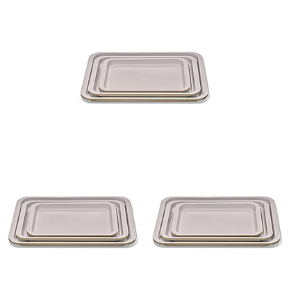 OXO Good Grips Non-Stick Pro Ceramic Coated Metal Bakeware Cake Pan — 9 in Round — Basil, Round Baking Pan for Layered Cakes