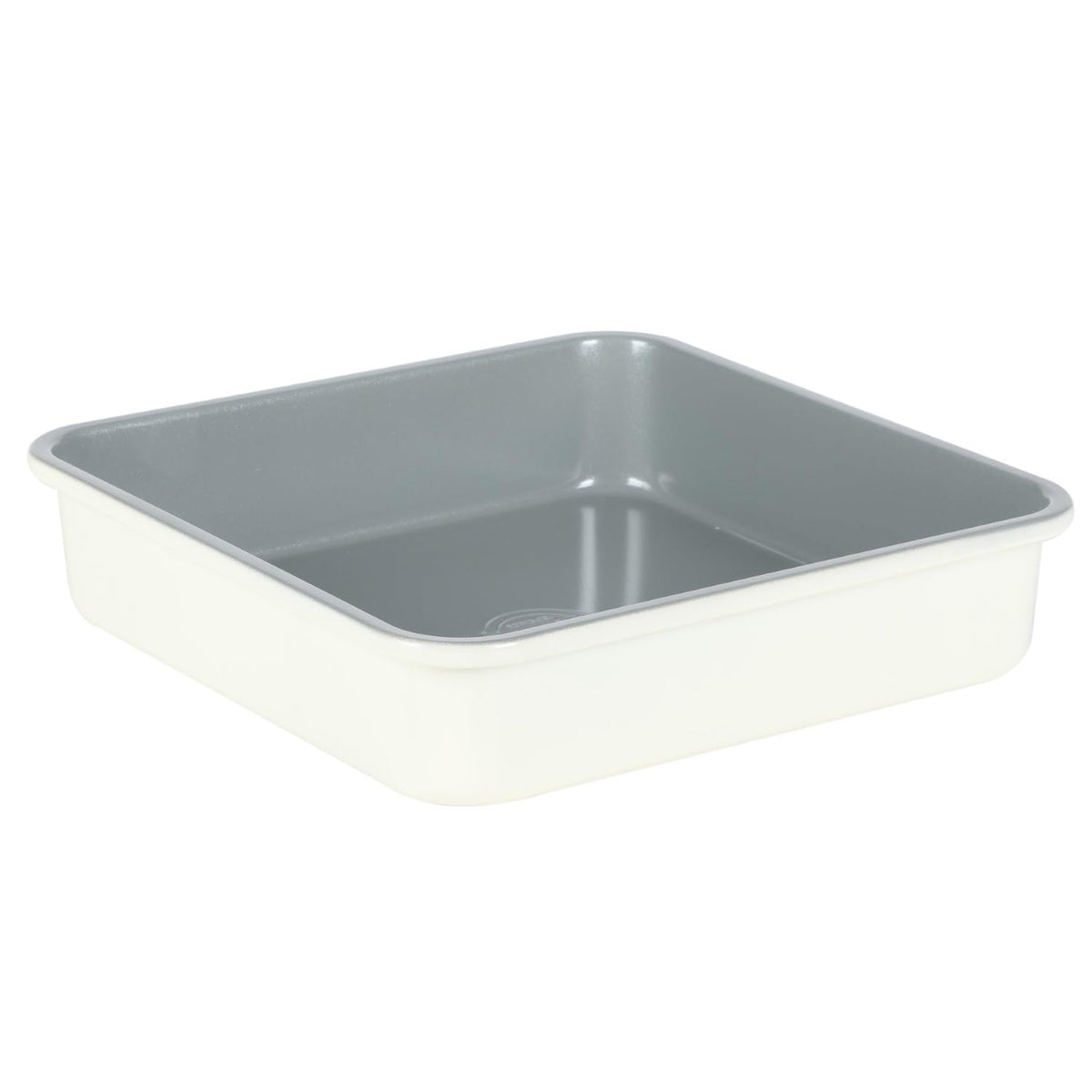 Sur La Table Kitchen Essentials Bake Sale 9 Inch PFOA, PFAS, PTFE Free Nonstick Round Cake Pan - Linen White