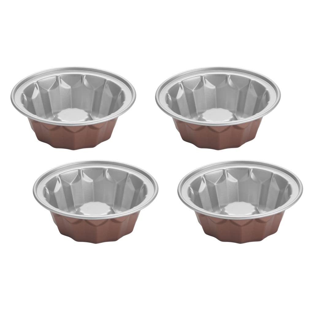 Cuisinart 4 Piece Pizza Pan Set, Mini, Steel Gray