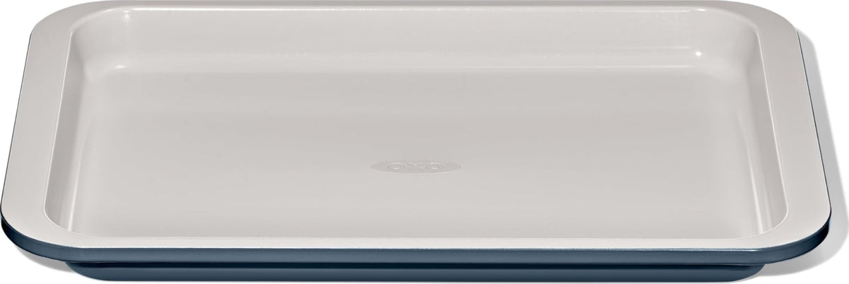 OXO Good Grips Non-Stick Pro Ceramic Coated Metal Bakeware Cake Pan — 9 in Round — Basil, Round Baking Pan for Layered Cakes