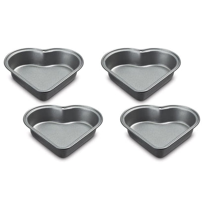 Cuisinart 4 Piece Pizza Pan Set, Mini, Steel Gray