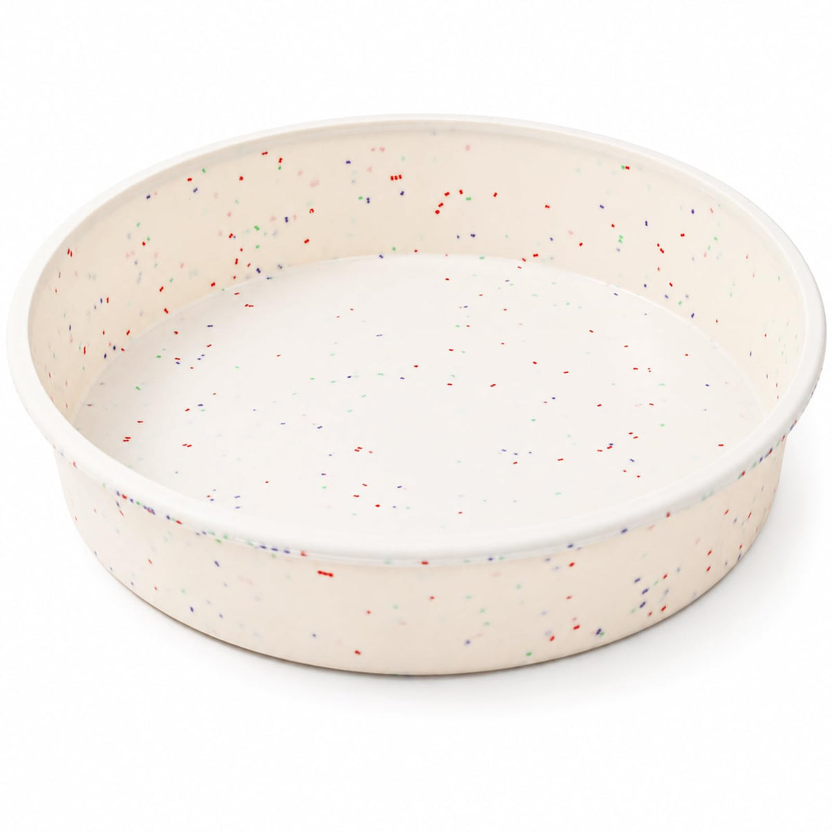 Vinino 6 Inch Round Cake Pan Set, 3 Pack Silicone Mold with Metal Frame