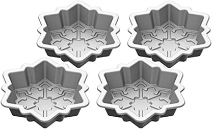 Cuisinart 4 Piece Pizza Pan Set, Mini, Steel Gray