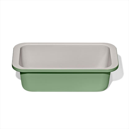 OXO Good Grips Non-Stick Pro Ceramic Coated Metal Bakeware Cake Pan — 9 in Round — Basil, Round Baking Pan for Layered Cakes