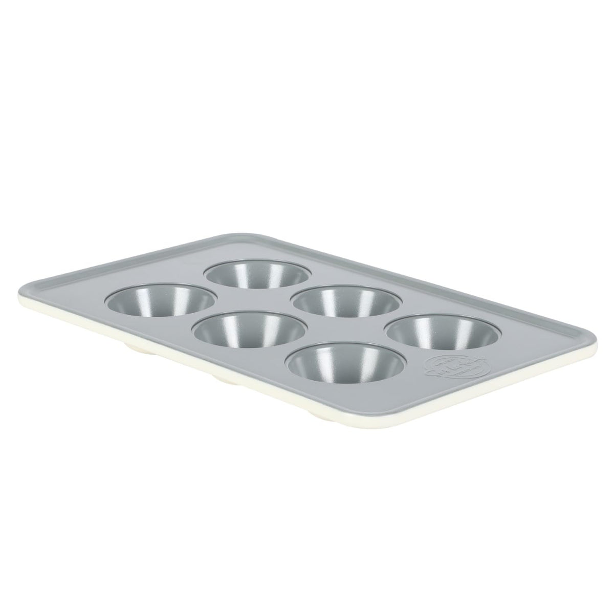 Sur La Table Kitchen Essentials Bake Sale 9 Inch PFOA, PFAS, PTFE Free Nonstick Round Cake Pan - Linen White