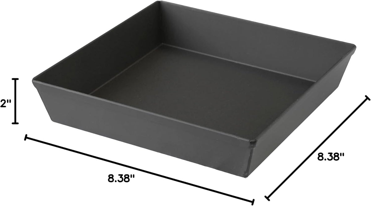 Lloyd Pans Sicilian Style Pizza Pan 8 Inch by 8 Inch by 2 Inch - PSTK