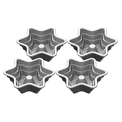 Cuisinart 4 Piece Pizza Pan Set, Mini, Steel Gray