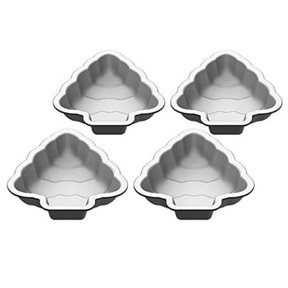 Cuisinart 4 Piece Pizza Pan Set, Mini, Steel Gray