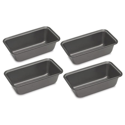 Cuisinart 4 Piece Pizza Pan Set, Mini, Steel Gray