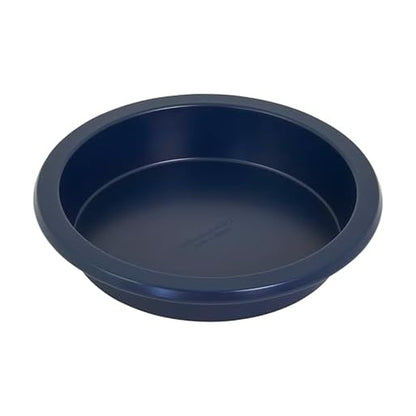 KitchenAid Nonstick Aluminized Steel Round Cake Pan, Dishwasher Safe, 9 Inch, Contour Silver