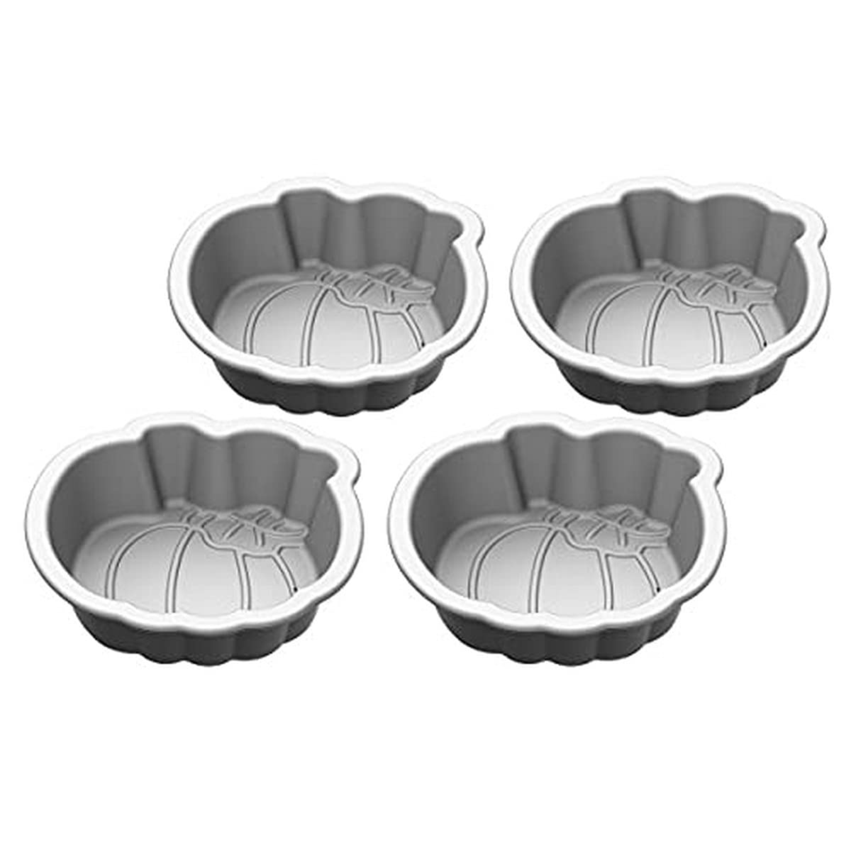 Cuisinart 4 Piece Pizza Pan Set, Mini, Steel Gray