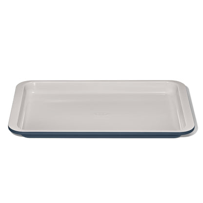 OXO Good Grips Non-Stick Pro Ceramic Coated Metal Bakeware Cake Pan — 9 in Round — Basil, Round Baking Pan for Layered Cakes