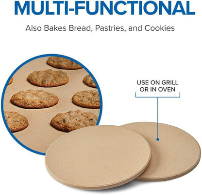 Napoleon 10-Inch Personal Sized Pizza/Baking Stone Set (70000)