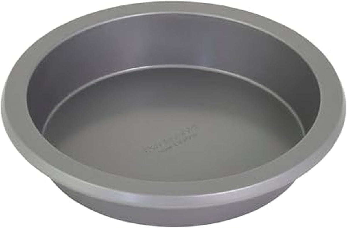 KitchenAid Nonstick Aluminized Steel Round Cake Pan, Dishwasher Safe, 9 Inch, Contour Silver
