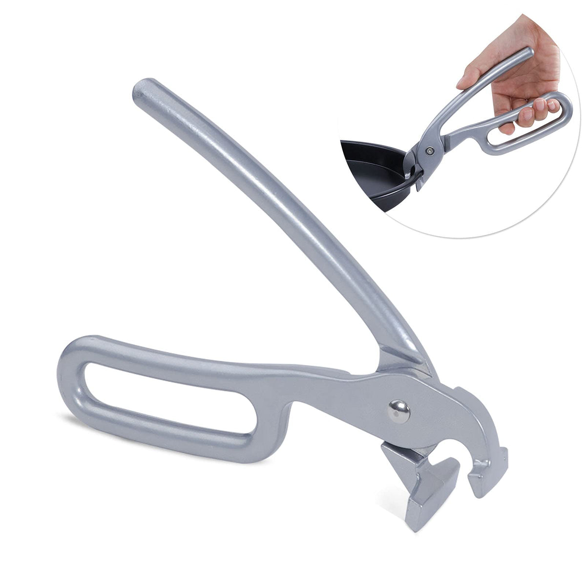 Pizza Pan Gripper for Deep Pizza Pans,Heavy Duty Cast Aluminum Pan Tongs,Great for Pulling Hot Pizza Pan out of the Microwave,Oven … …