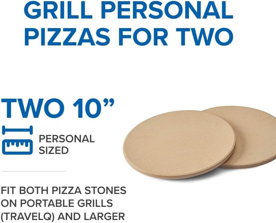 Napoleon 10-Inch Personal Sized Pizza/Baking Stone Set (70000)