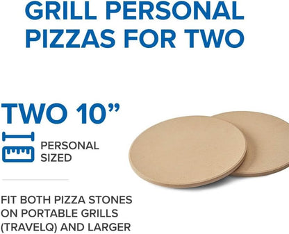 Napoleon 10-Inch Personal Sized Pizza/Baking Stone Set (70000)
