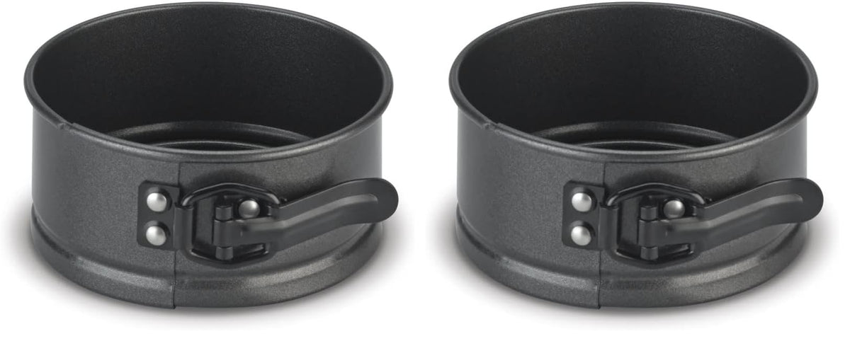 Cuisinart 4 Piece Pizza Pan Set, Mini, Steel Gray