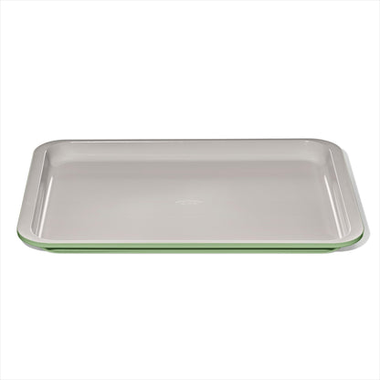 OXO Good Grips Non-Stick Pro Ceramic Coated Metal Bakeware Cake Pan — 9 in Round — Basil, Round Baking Pan for Layered Cakes