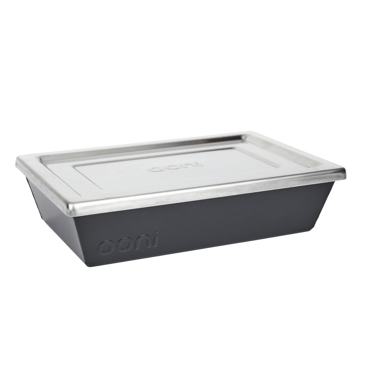 ooni Detroit-Style Pizza Pan 9 x 6 Inch - Rectangular Deep Dish Pizza Pan with Lid, Non-Stick Aluminum Pan, Rectangle Baking Pan & Proofing Tray