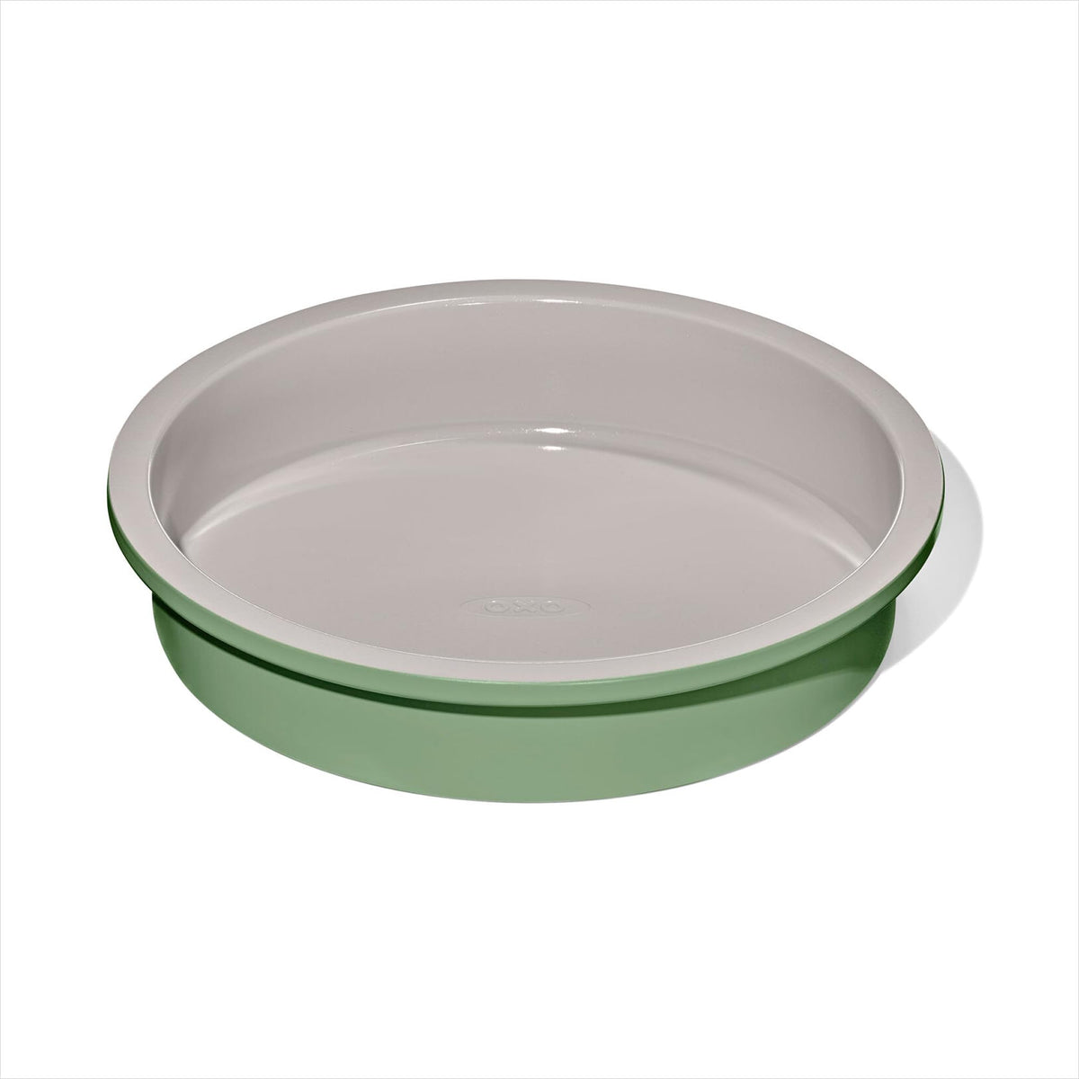 OXO Good Grips Non-Stick Pro Ceramic Coated Metal Bakeware Cake Pan — 9 in Round — Basil, Round Baking Pan for Layered Cakes