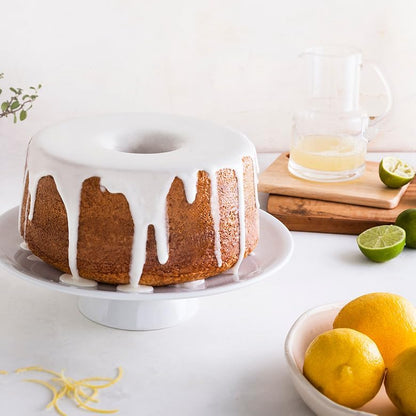 Nordic Ware Classic Cast Pound Cake, Nonstick 10 Inch One Piece Pan - Great for Angel Food, Coffee Cake, 18 Cup - Graphite
