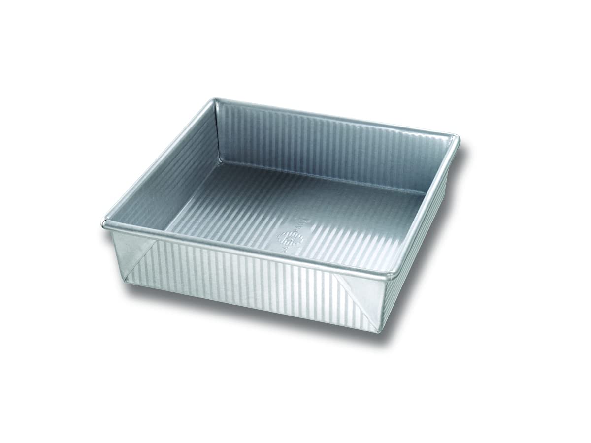 USA Pan Bakeware Nonstick Square Cake Pan, 9 Inch, Aluminized Steel