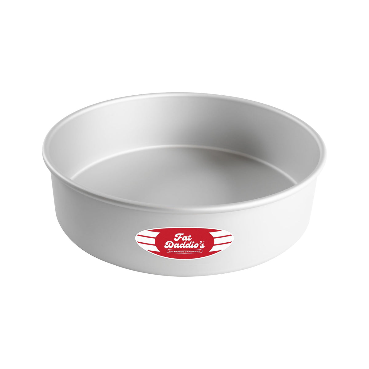 Fat Daddio's Anodized Aluminum Round Cake Pans, 2 Piece Set, 9 x 2 Inch