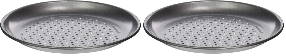Cuisinart 4 Piece Pizza Pan Set, Mini, Steel Gray
