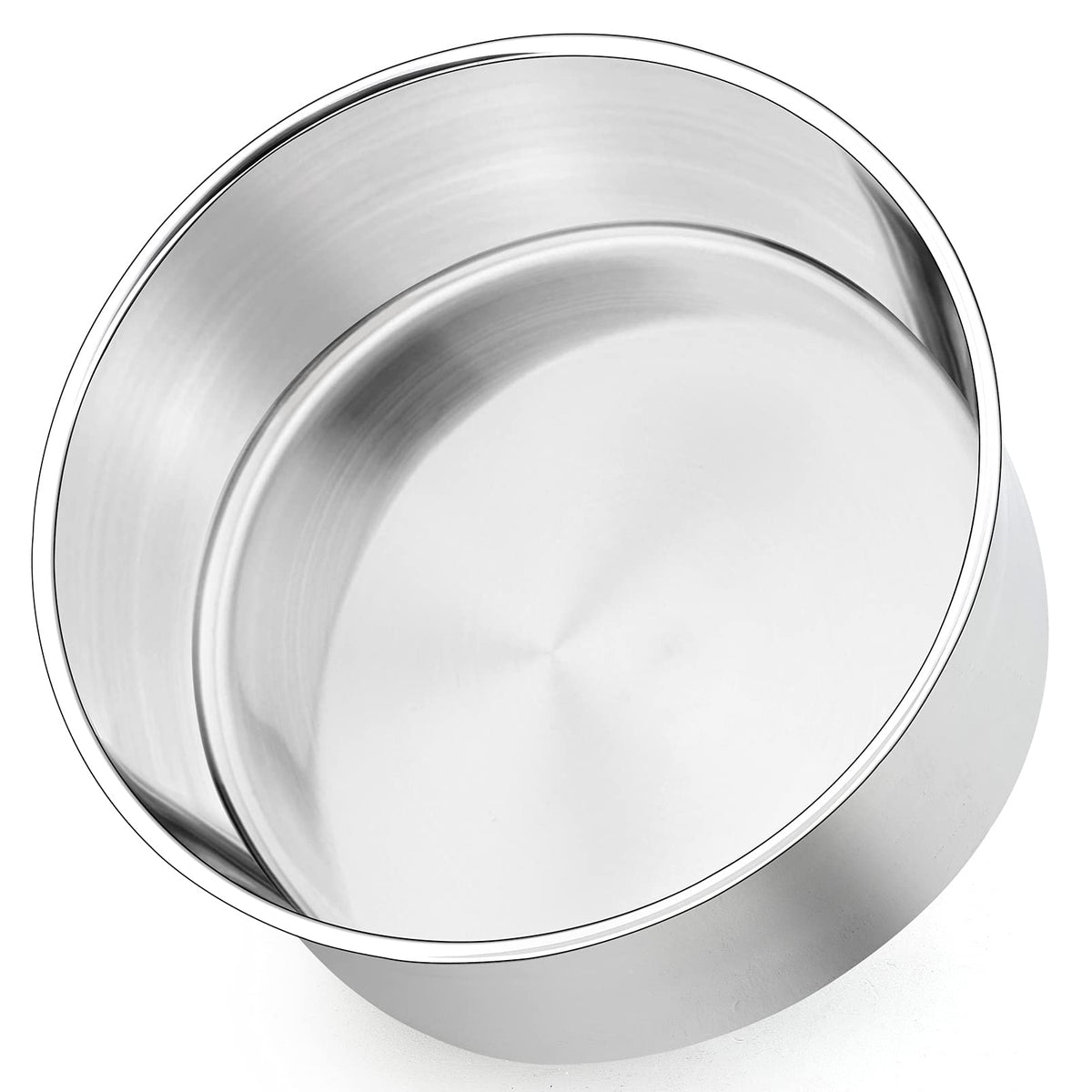 P&P CHEF 8 Inch Cake Pans Set, 2Pcs Stainless Steel Round Baking Pan