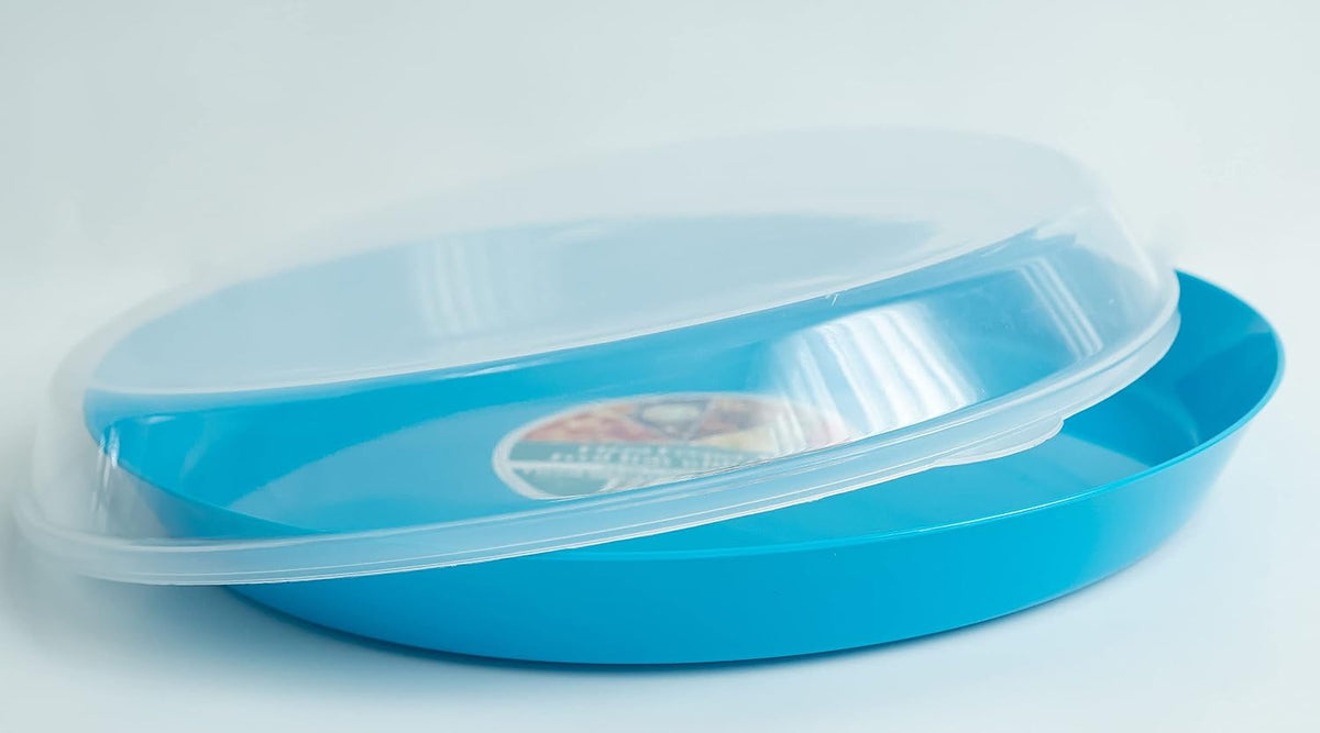 14 inch Round Pizza Keeper (Blue)