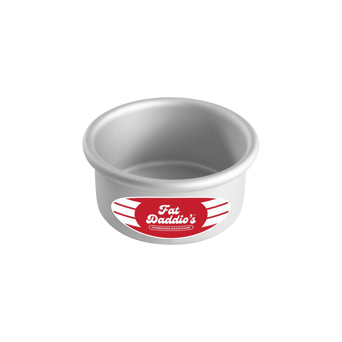 Fat Daddio's Anodized Aluminum Round Cake Pans, 2 Piece Set, 8 x 2 Inch