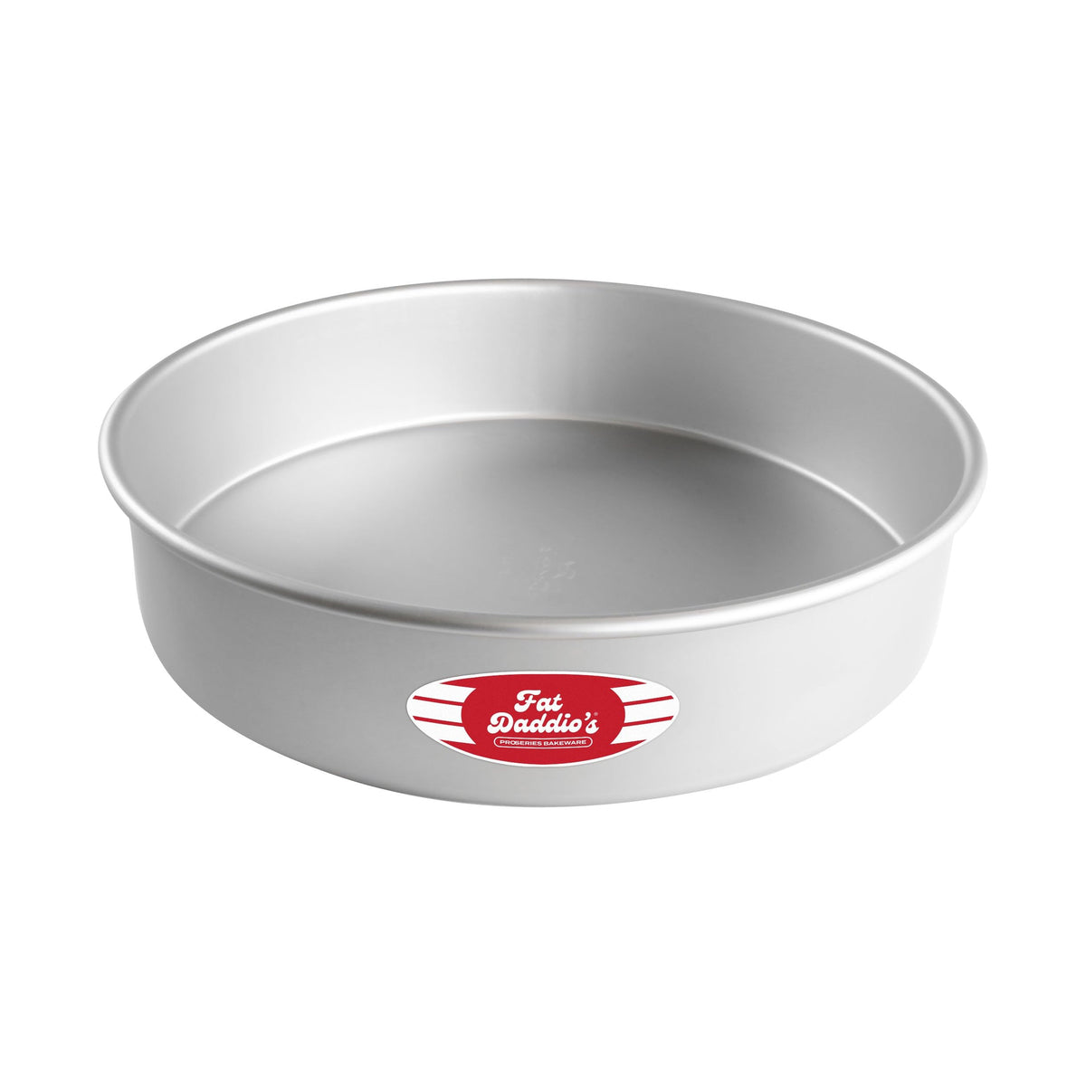 Fat Daddio's Anodized Aluminum Round Cake Pans, 2 Piece Set, 8 x 2 Inch