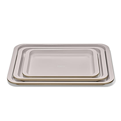 OXO Good Grips Non-Stick Pro Ceramic Coated Metal Bakeware Cake Pan — 9 in Round — Basil, Round Baking Pan for Layered Cakes
