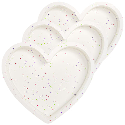 10 Inch Heart Shaped Cake Pans Silicone for Baking, 2 Pcs