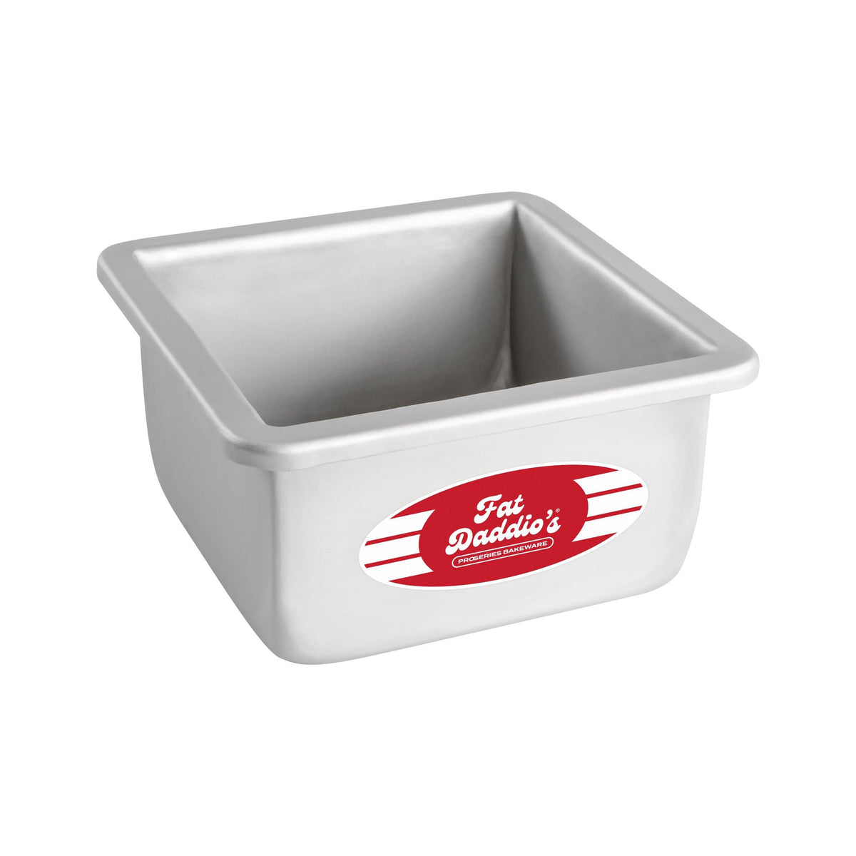 Fat Daddio's Anodized Aluminum Square Cake Pan, 3" High - 8 Inch x 8 Inch x 3 Inch